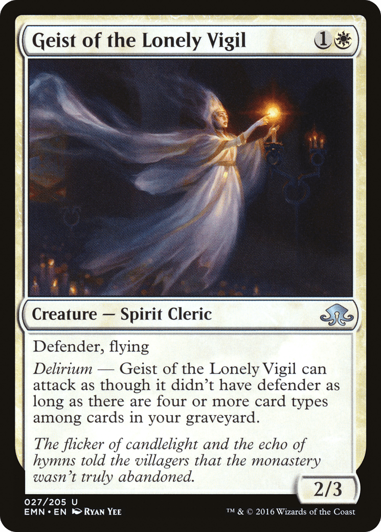 Geist of the Lonely Vigil [Eldritch Moon] Foil