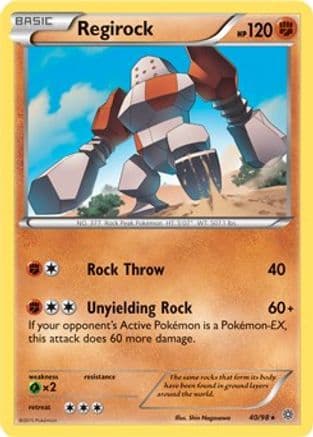 Regirock (XY Ancient Origins) 40/098 - Deck Exclusives Holofoil
