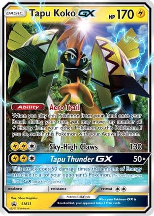 Tapu Koko GX SM33/248 - SM Promos Holofoil