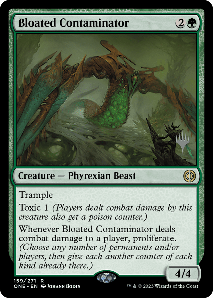 Bloated Contaminator (Promo Pack) [Phyrexia: All Will Be One Promos] Foil