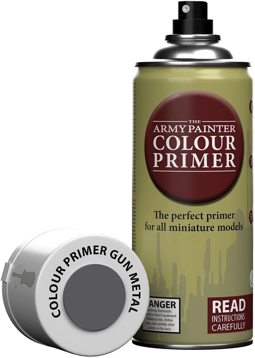 The Army Painter | Spray Paint - Colour Primer | Gun Metal 400ml (Pick-Up Only)