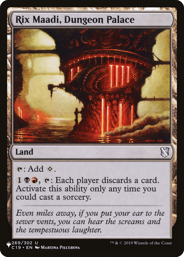 Rix Maadi, Dungeon Palace |  (C19-269) [The List]