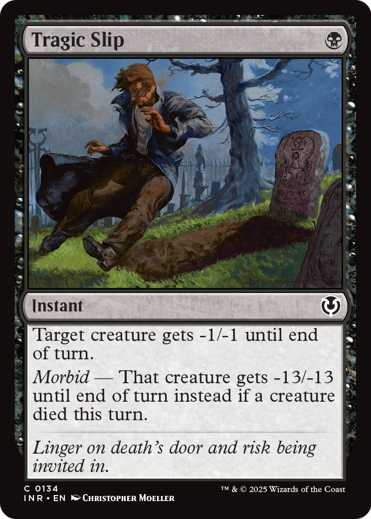 Tragic Slip (-134) [Innistrad Remastered]  Foil