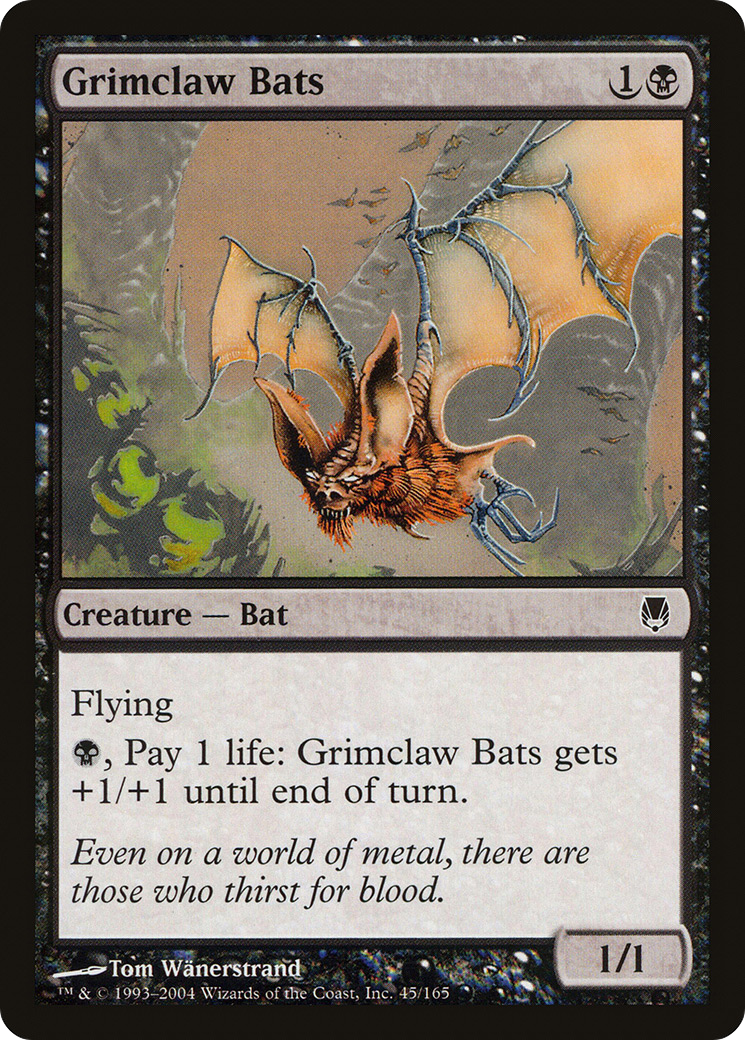 Grimclaw Bats [Darksteel] Foil