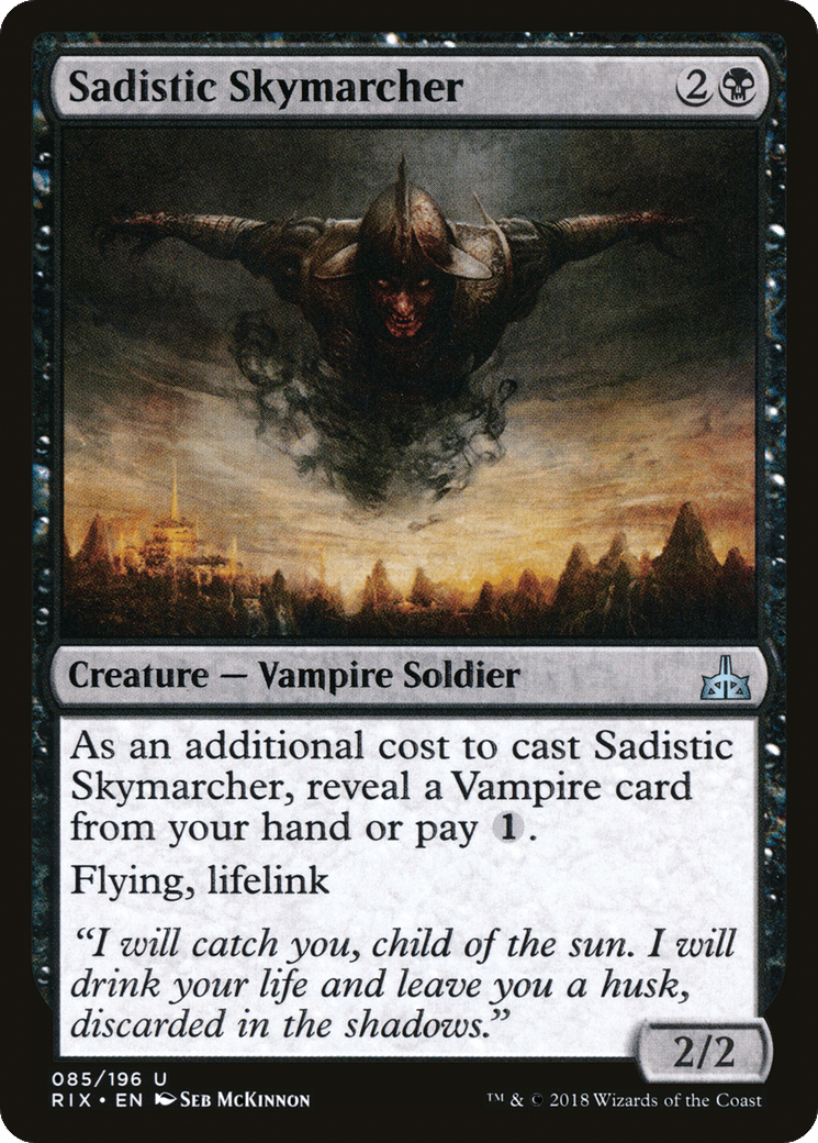 Sadistic Skymarcher [Rivals of Ixalan] Foil