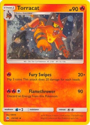 Torracat (Cosmos Holo) 25/149 - League & Championship Cards Holofoil