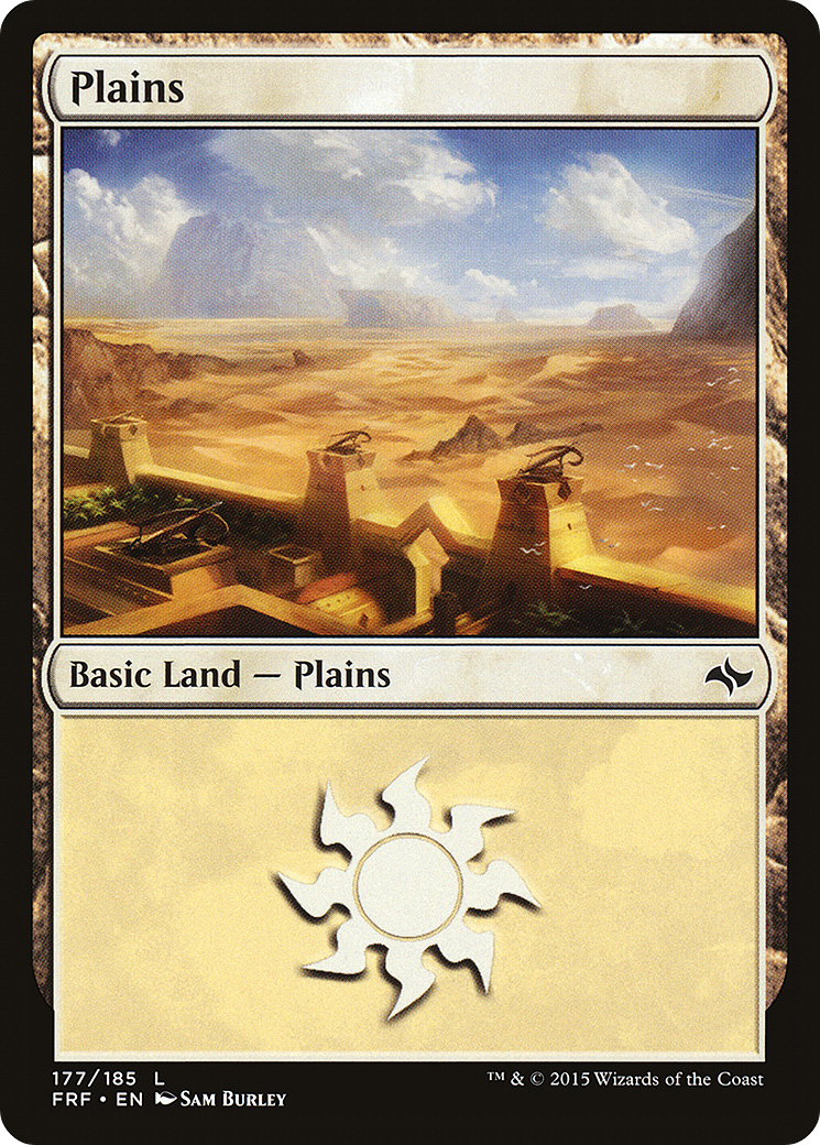 Plains (177) [Fate Reforged] Foil