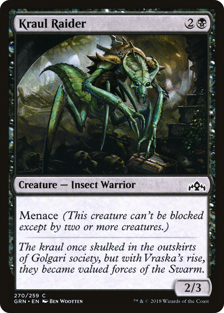 Kraul Raider [Guilds of Ravnica] Foil