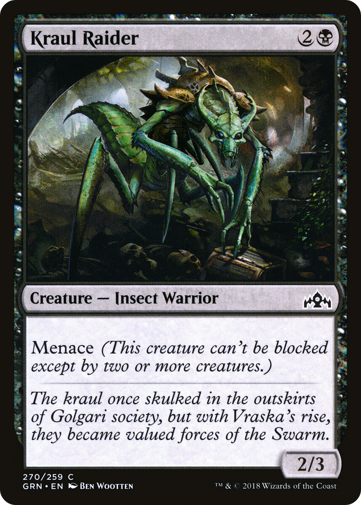 Kraul Raider [Guilds of Ravnica] Foil