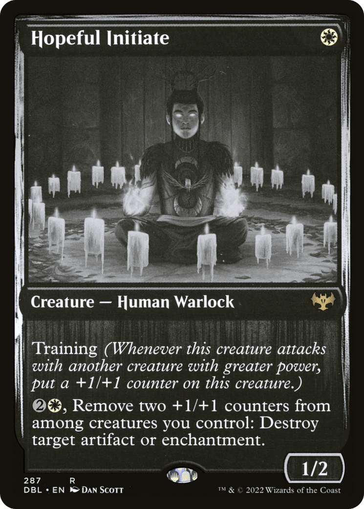 Hopeful Initiate [Innistrad: Double Feature] Foil