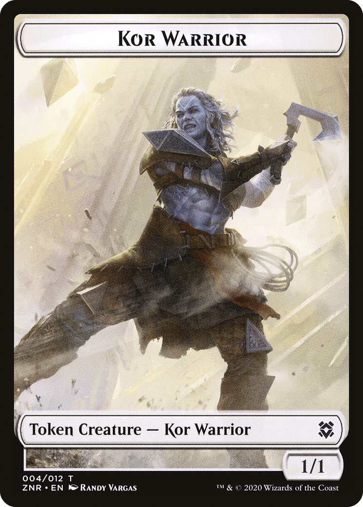 Kor Warrior (TZNR-004) - Zendikar Rising Tokens Foil