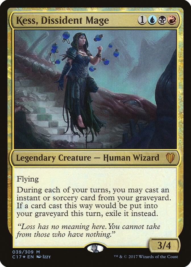 Kess, Dissident Mage 39/309 (Commander 2017)  - Foil