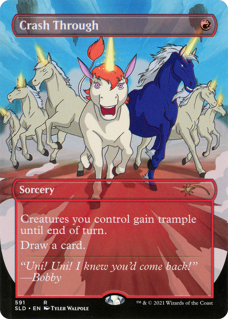 Crash Through (Borderless) [Secret Lair Drop Promos] Foil