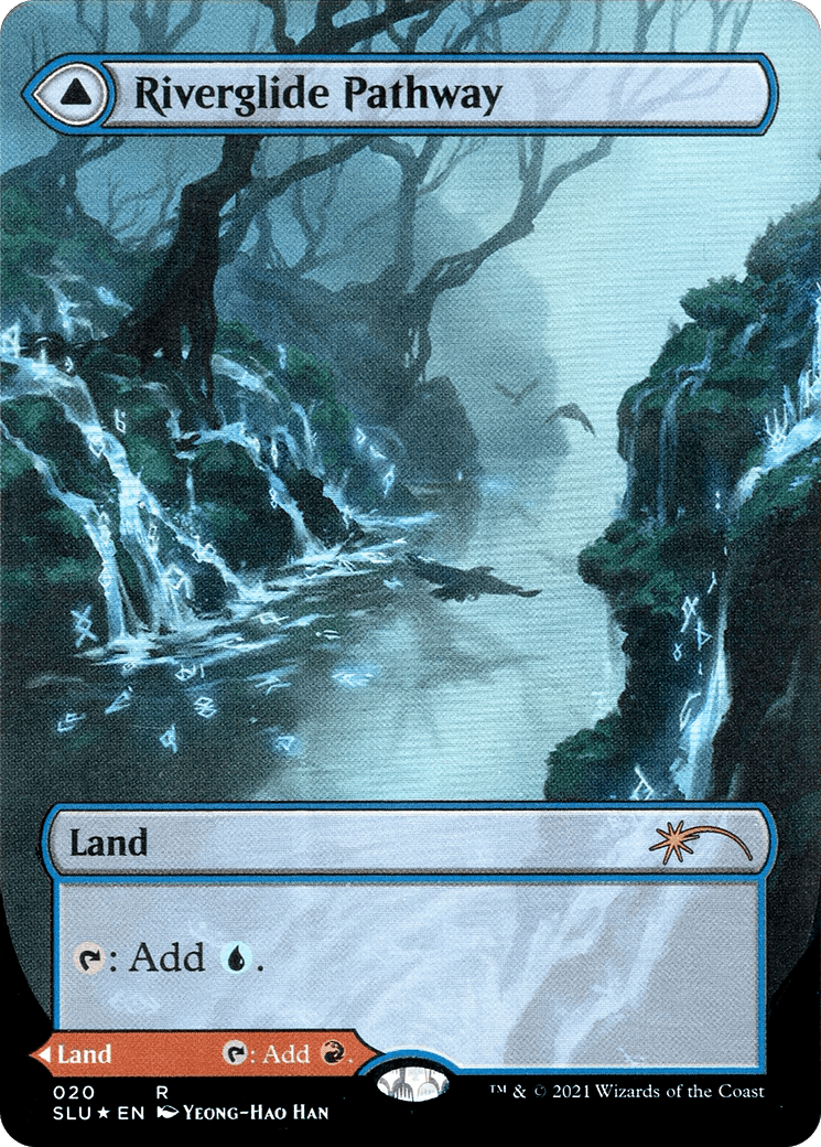 Riverglide Pathway // Lavaglide Pathway (Borderless) [Secret Lair: Ultimate Edition]