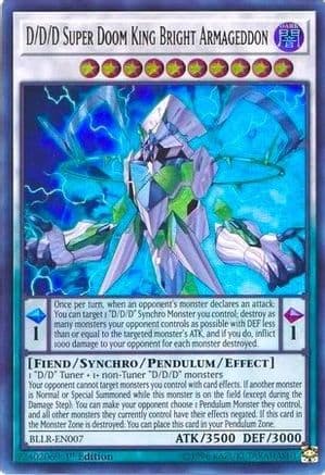 D/D/D Super Doom King Bright Armageddon [BLLR-EN007] Ultra Rare