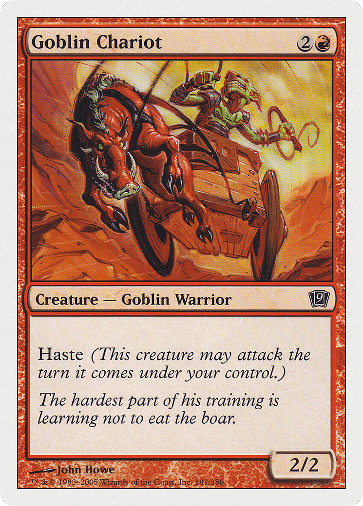 Goblin Chariot [Ninth Edition] Foil