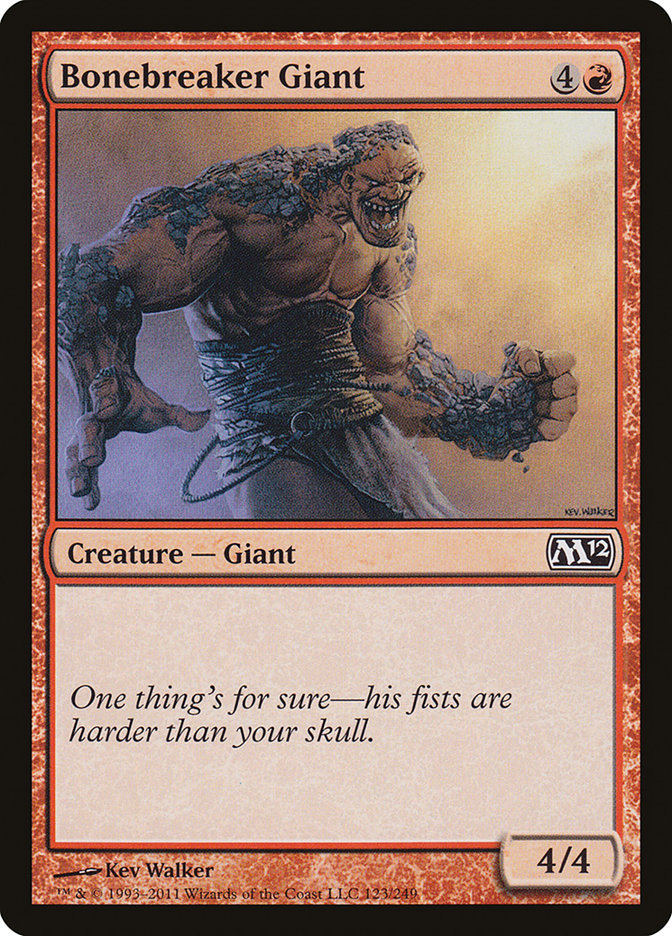 Bonebreaker Giant 123/249 (Magic 2012 (M12)) 