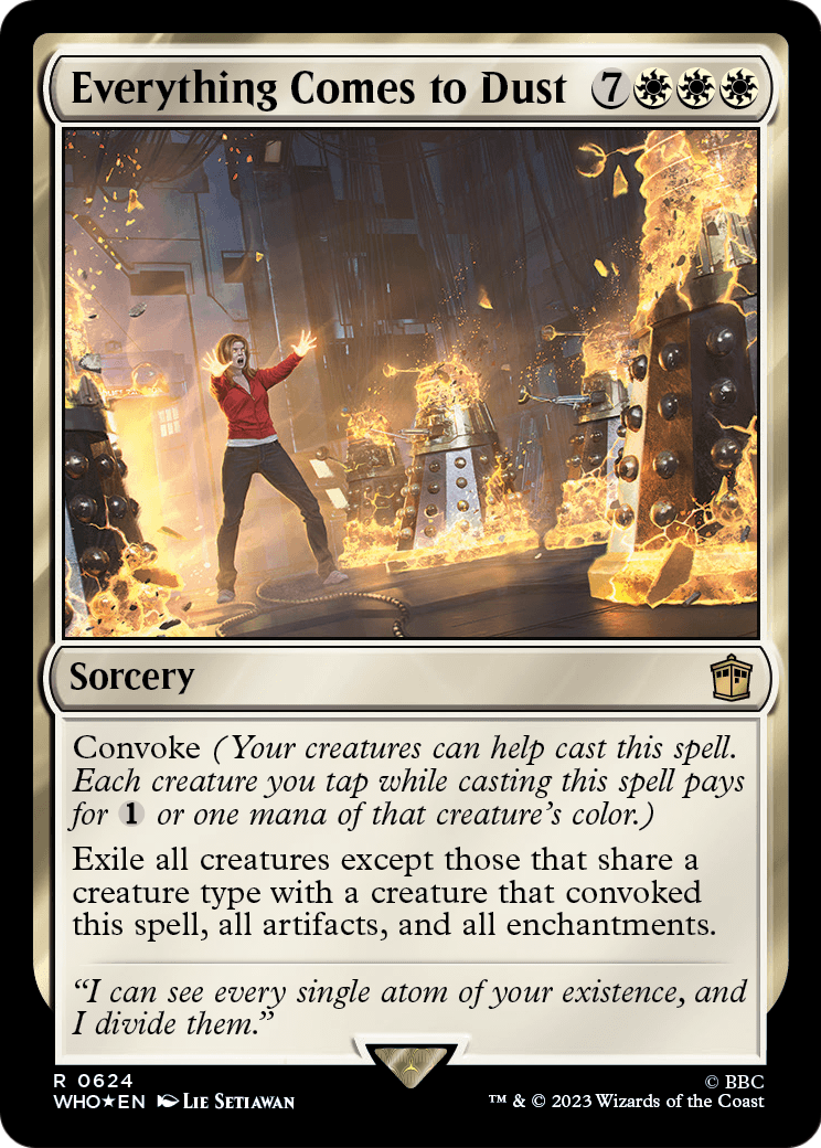 Everything Comes to Dust (WHO-624) - Doctor Who Foil