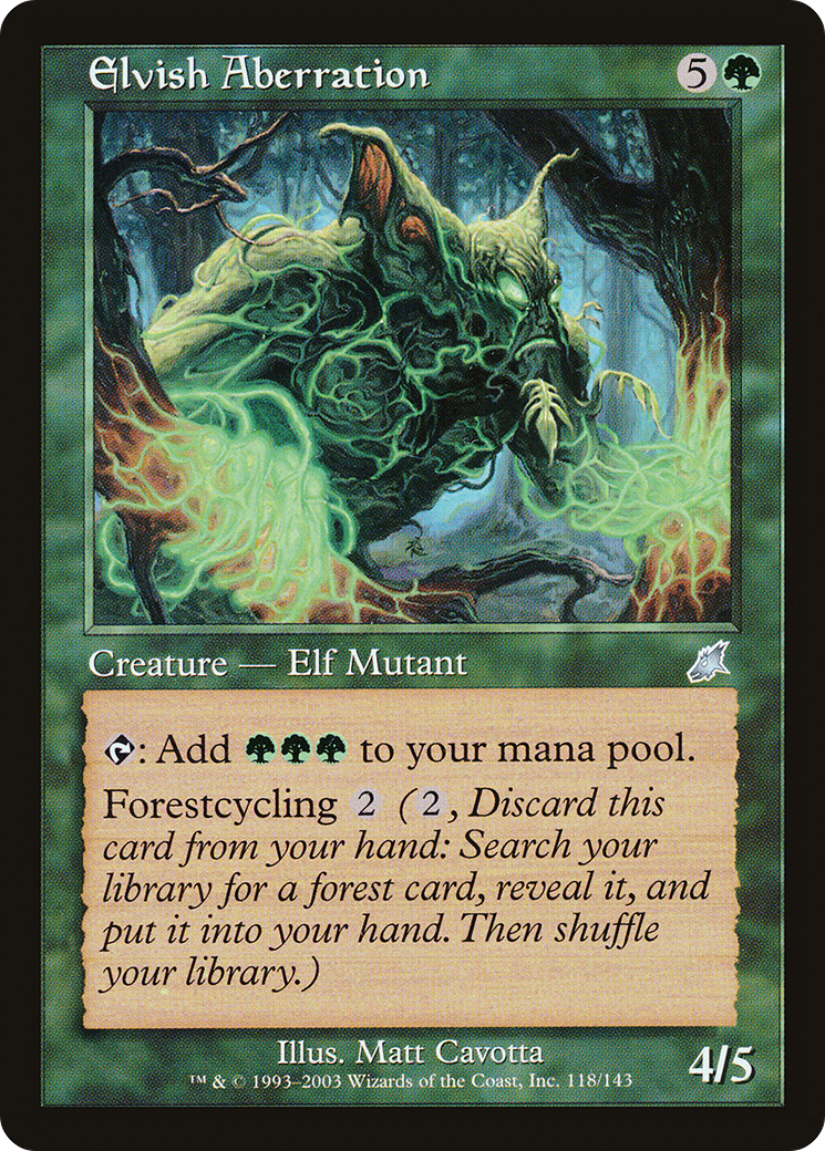Elvish Aberration [Scourge] Foil