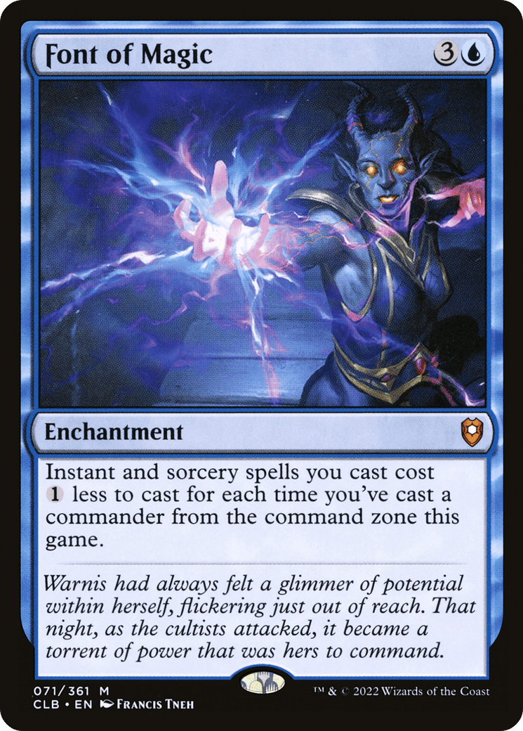 Font of Magic [Commander Legends: Battle for Baldur's Gate] Foil
