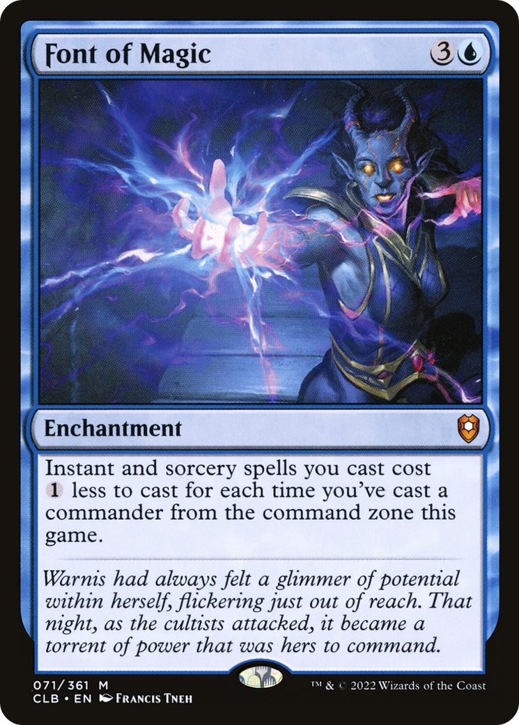 Font of Magic [Commander Legends: Battle for Baldur's Gate] Foil