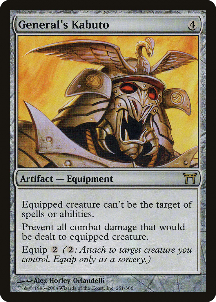 General's Kabuto [Champions of Kamigawa] Foil