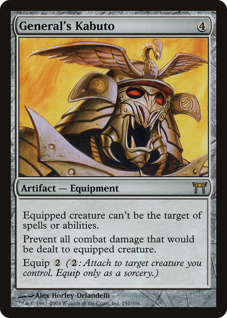 General's Kabuto [Champions of Kamigawa] Foil