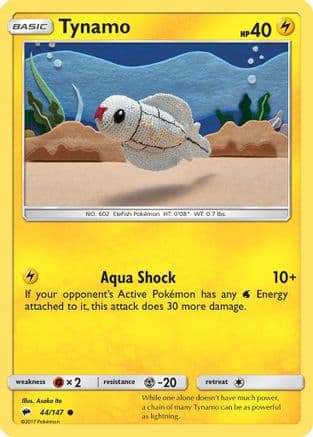 Tynamo 044/147 - SM  Burning Shadows Reverse Holofoil