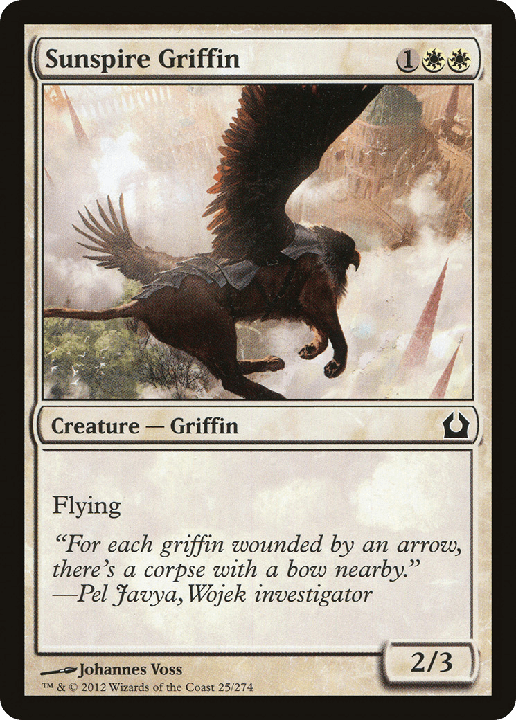 Sunspire Griffin [Return to Ravnica] Foil