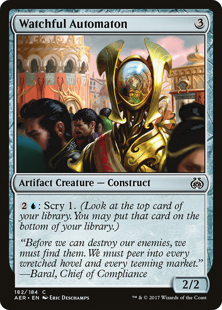 Watchful Automaton [Aether Revolt] Foil