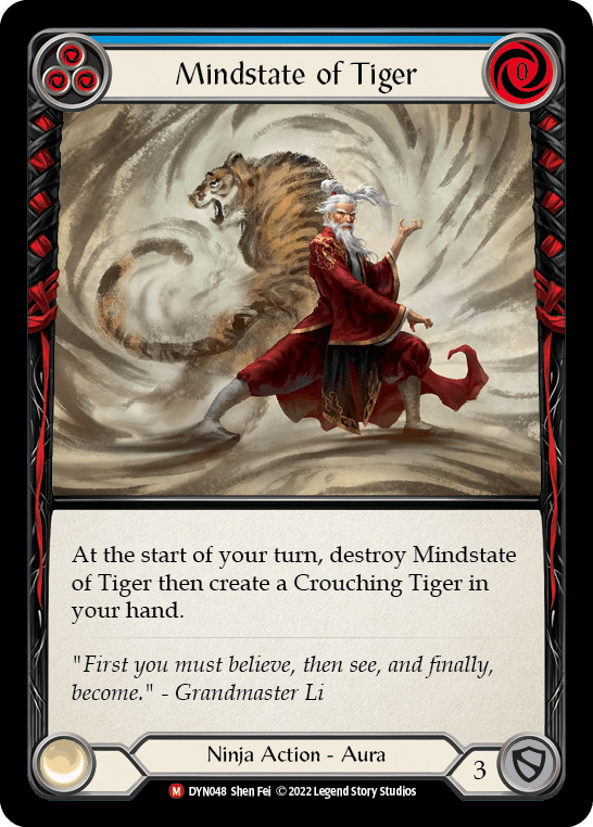 Mindstate of Tiger [DYN048] (Dynasty)  Rainbow Foil