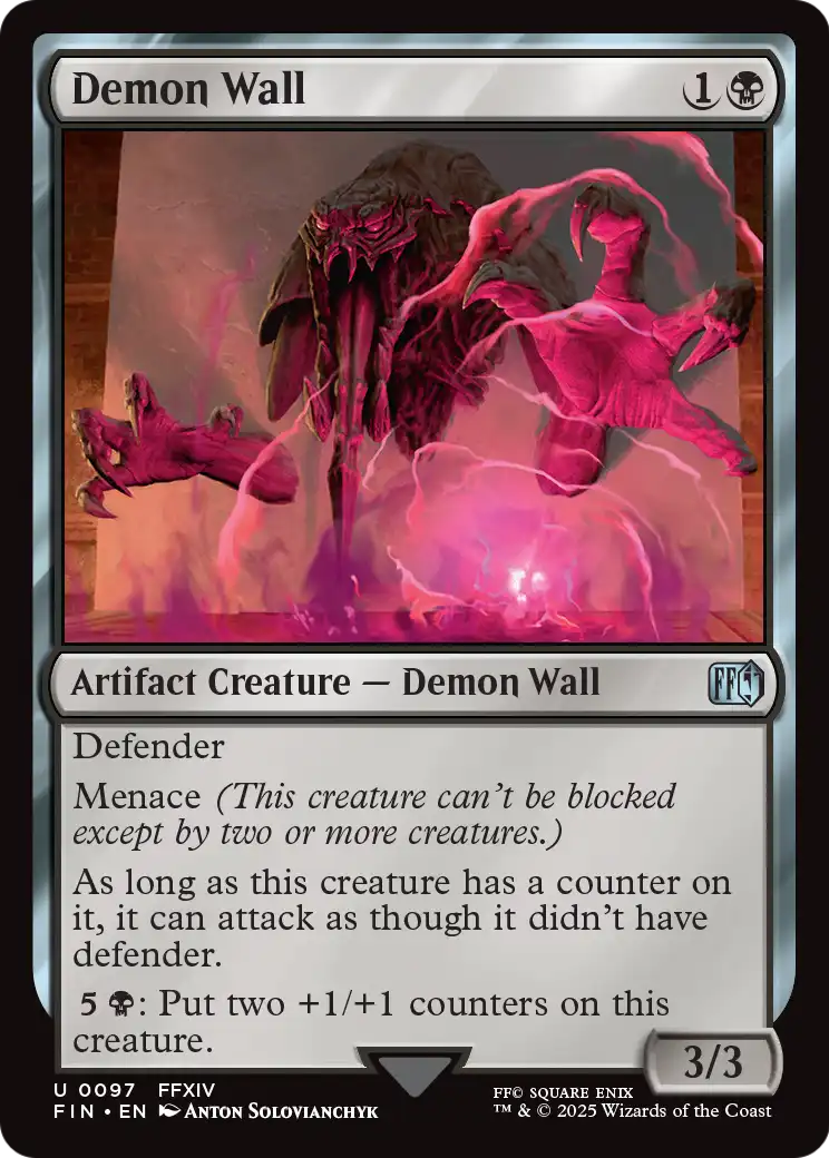 Demon Wall (097) [FINAL FANTASY]  Foil