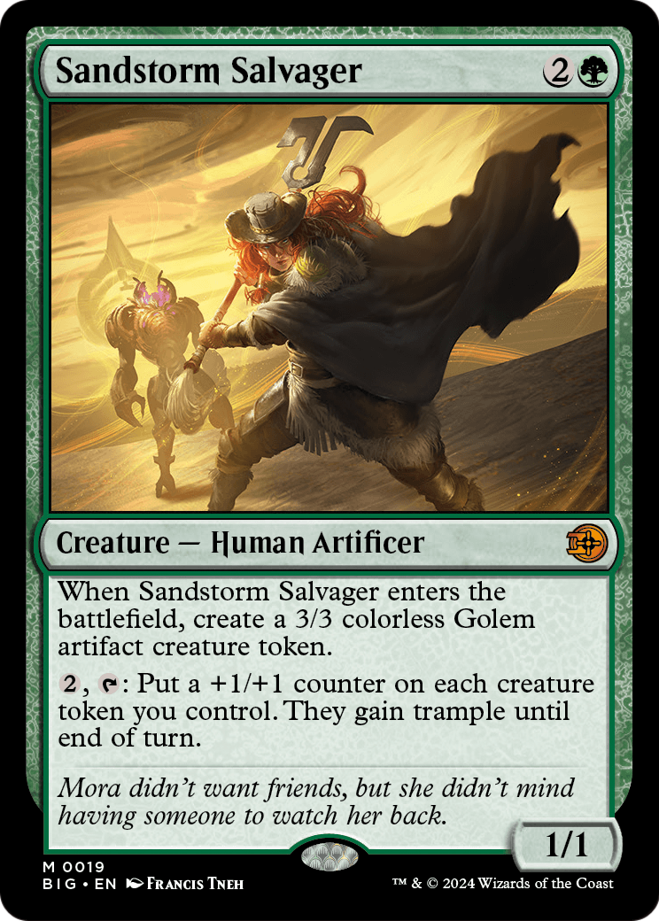 Sandstorm Salvager [Outlaws of Thunder Junction: The Big Score] Foil