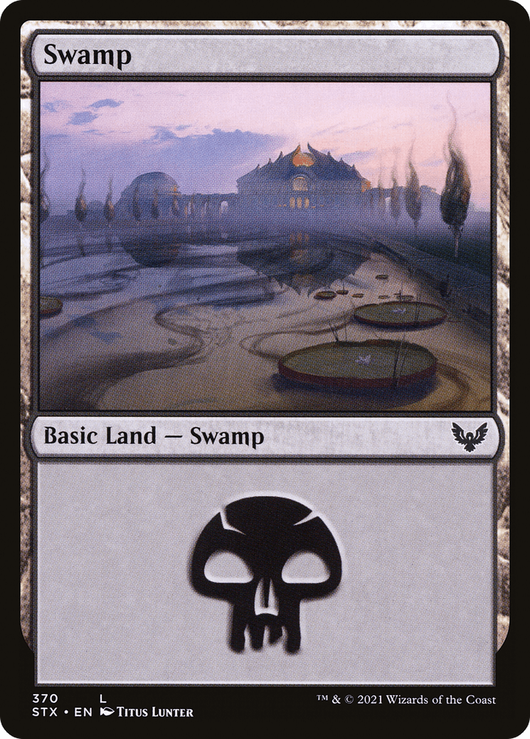 Swamp (370) [Strixhaven: School of Mages] Foil