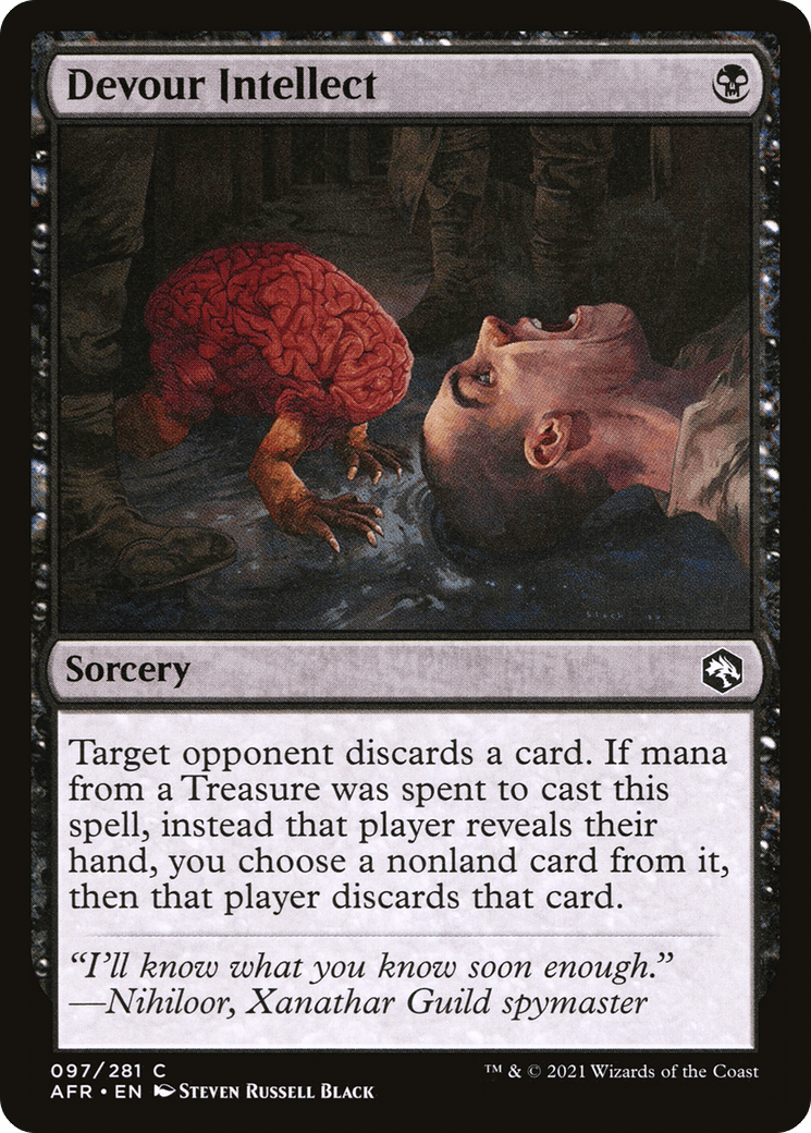 Devour Intellect [Dungeons & Dragons: Adventures in the Forgotten Realms] Foil