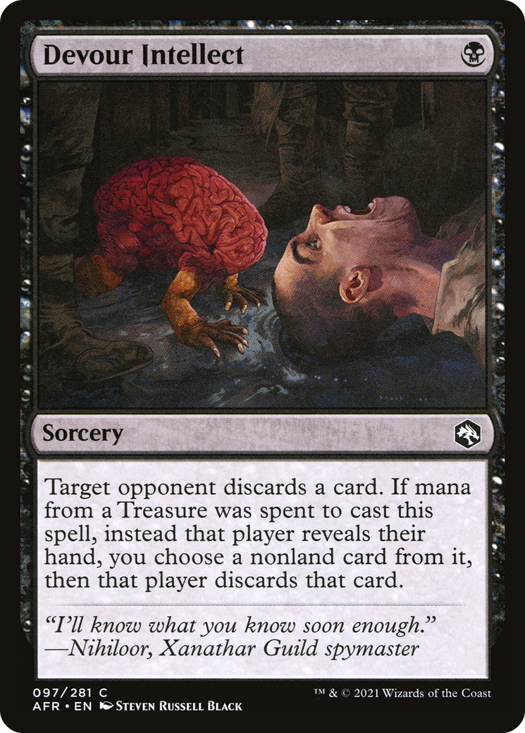 Devour Intellect [Dungeons & Dragons: Adventures in the Forgotten Realms] Foil