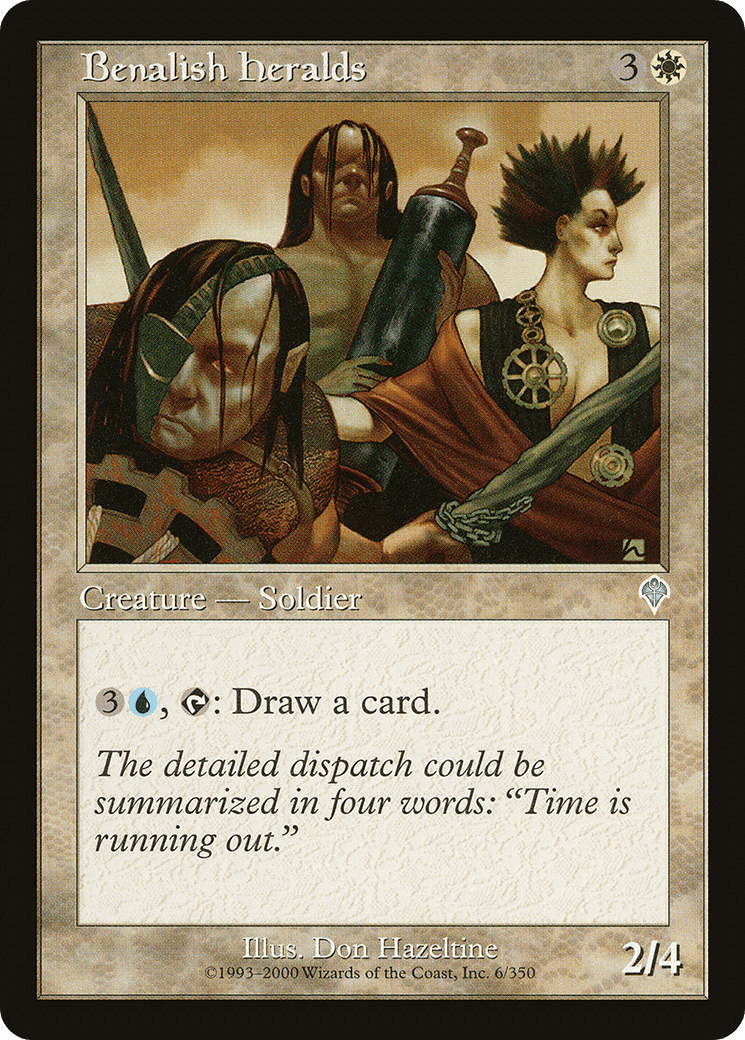 Benalish Heralds [Invasion] Foil