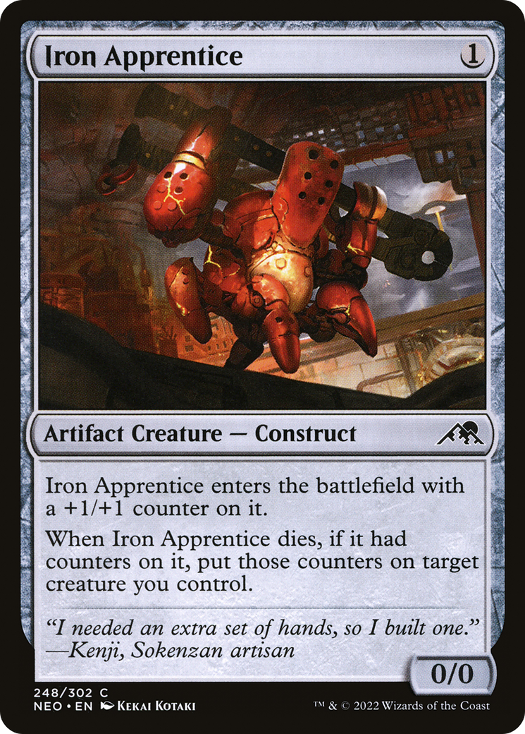 Iron Apprentice [Kamigawa: Neon Dynasty] Foil