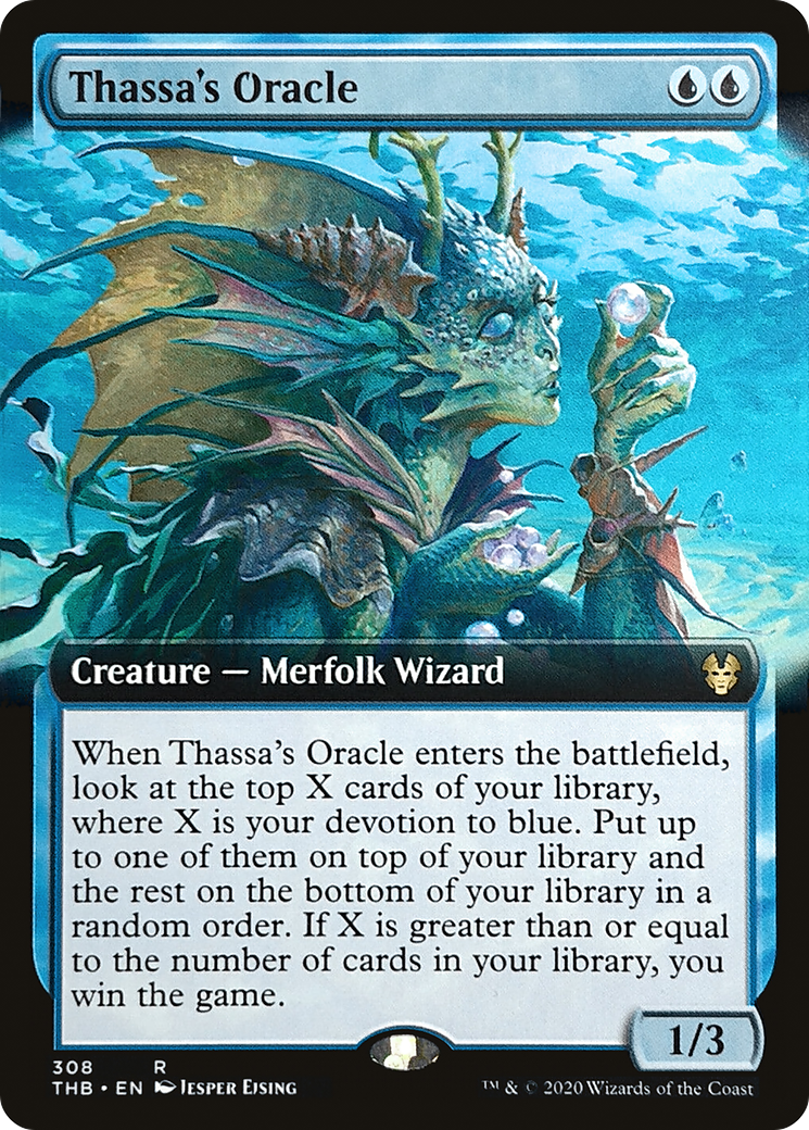Thassa's Oracle (Extended Art) [Theros Beyond Death] Foil
