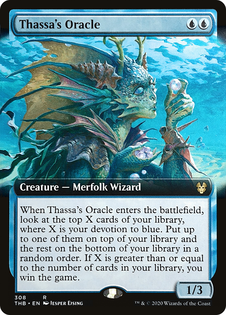 Thassa's Oracle (Extended Art) [Theros Beyond Death] Foil
