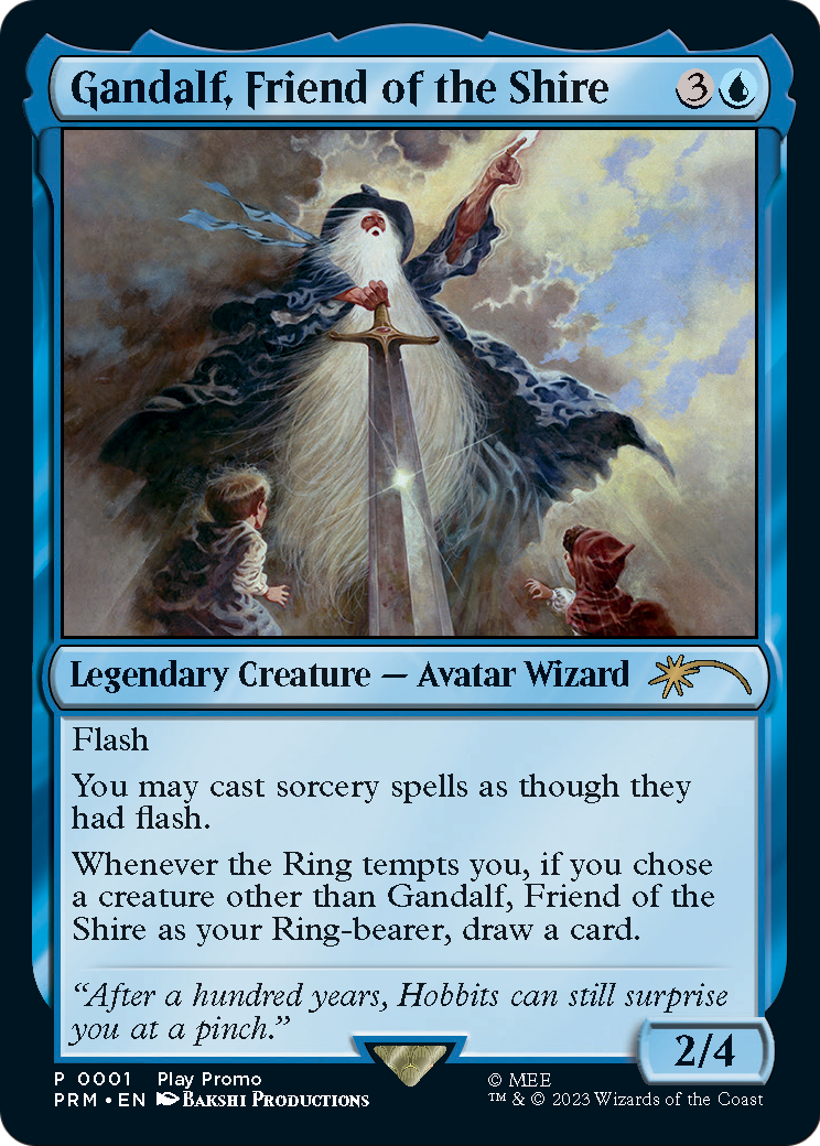Gandalf, Friend of the Shire [Wizards Play Network 2023] Foil