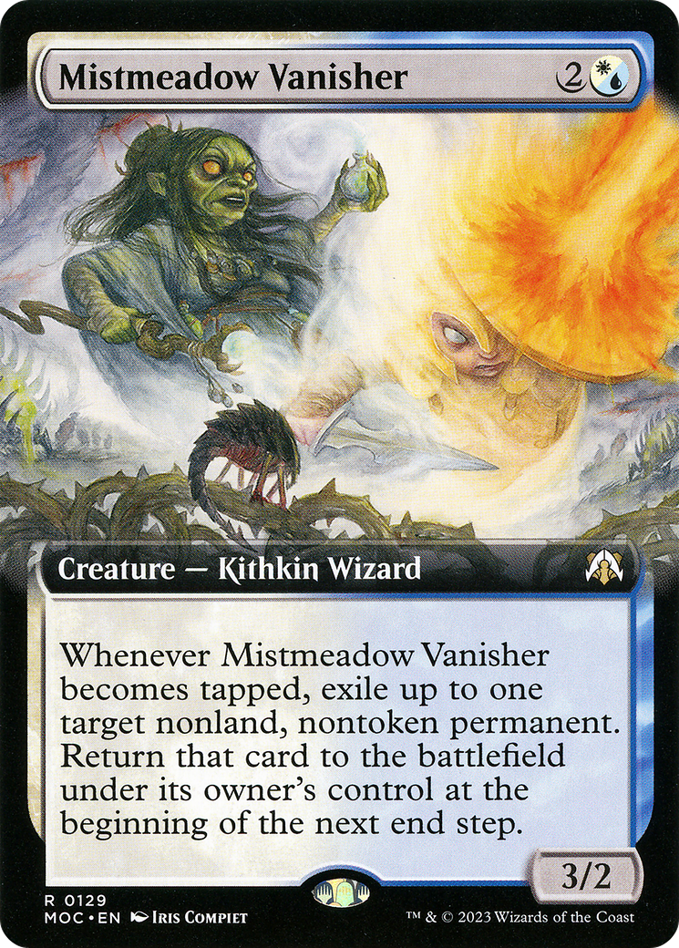 Mistmeadow Vanisher (129) [March of the Machine Commander] : (Extended Art) Foil