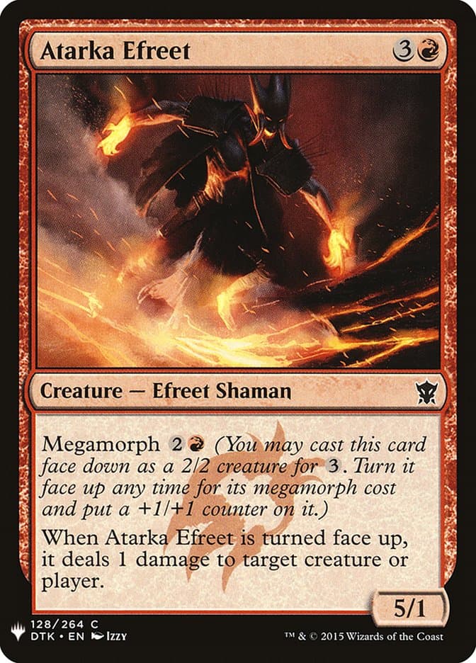 Atarka Efreet |  (DTK-128) [The List]