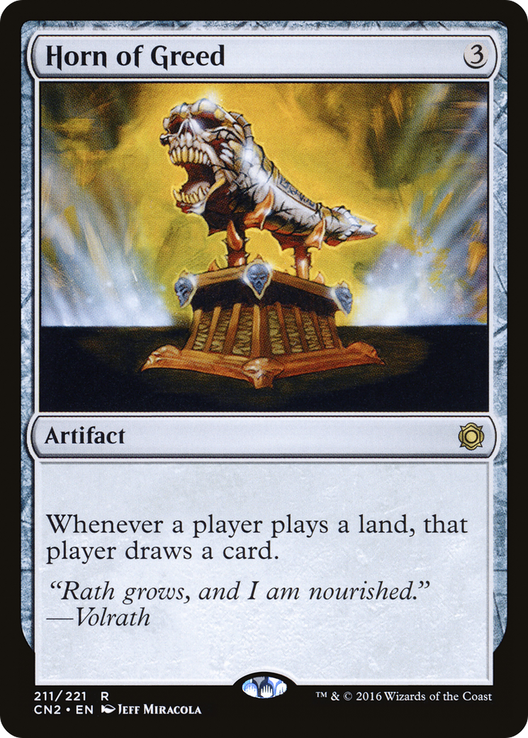 Horn of Greed [Conspiracy: Take the Crown] Foil