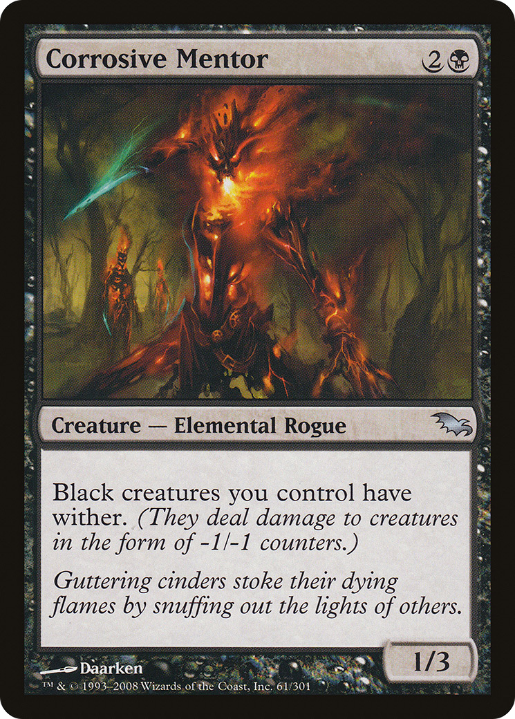 Corrosive Mentor [Shadowmoor] Foil