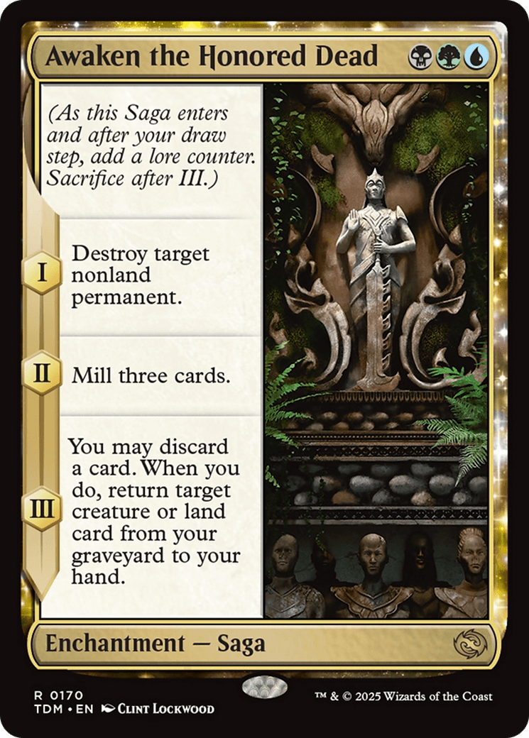 Awaken the Honored Dead (170) [Tarkir: Dragonstorm]  Foil