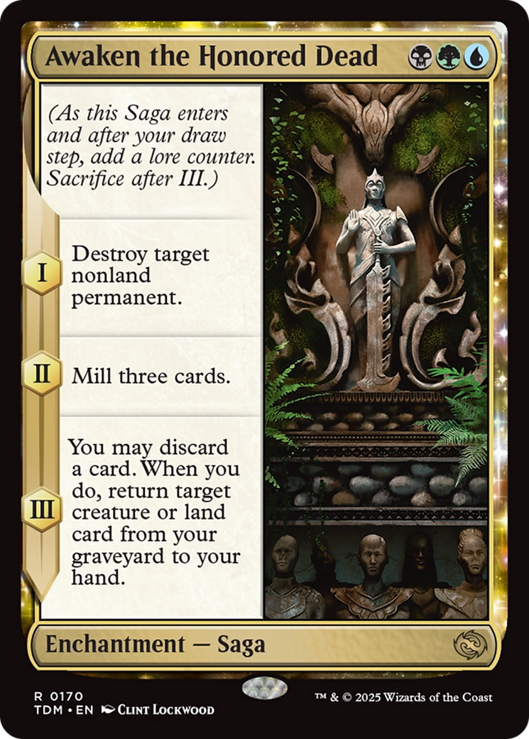 Awaken the Honored Dead (170) [Tarkir: Dragonstorm]  Foil
