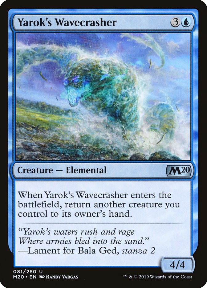 Yarok's Wavecrasher 81/280 (Core Set 2020) 