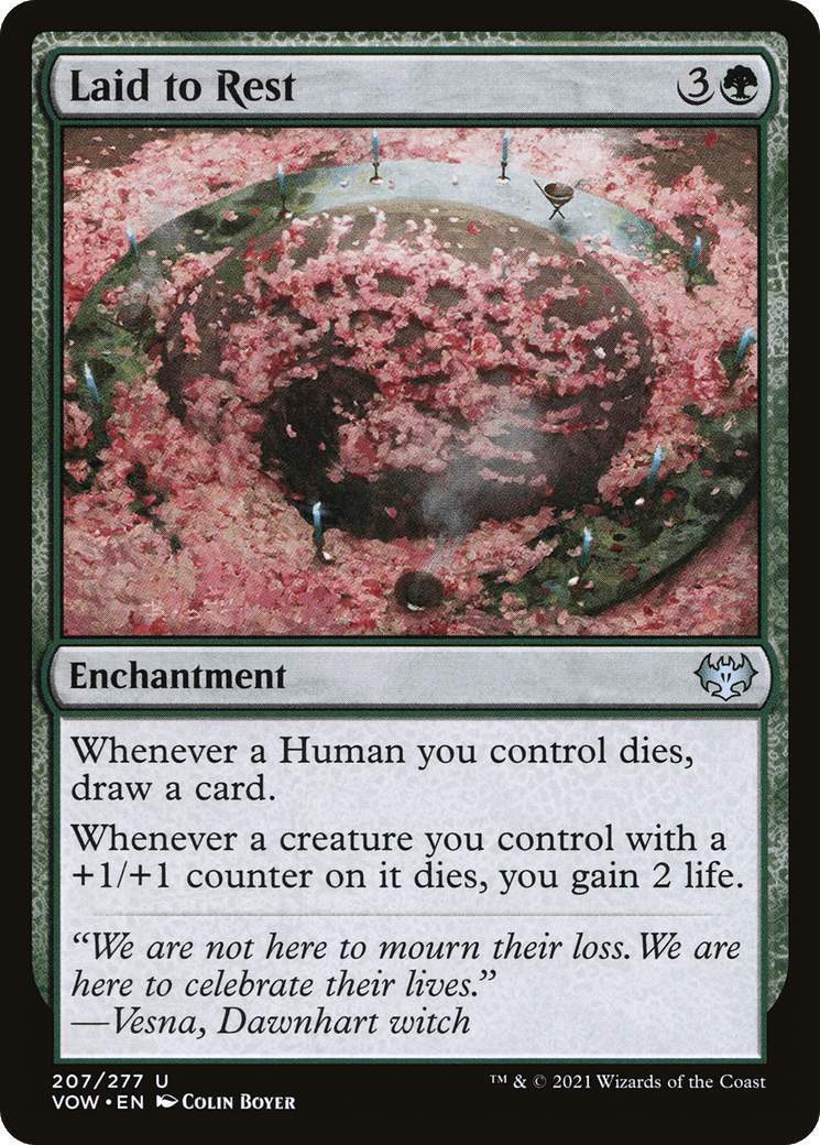 Laid to Rest [Innistrad: Crimson Vow] Foil