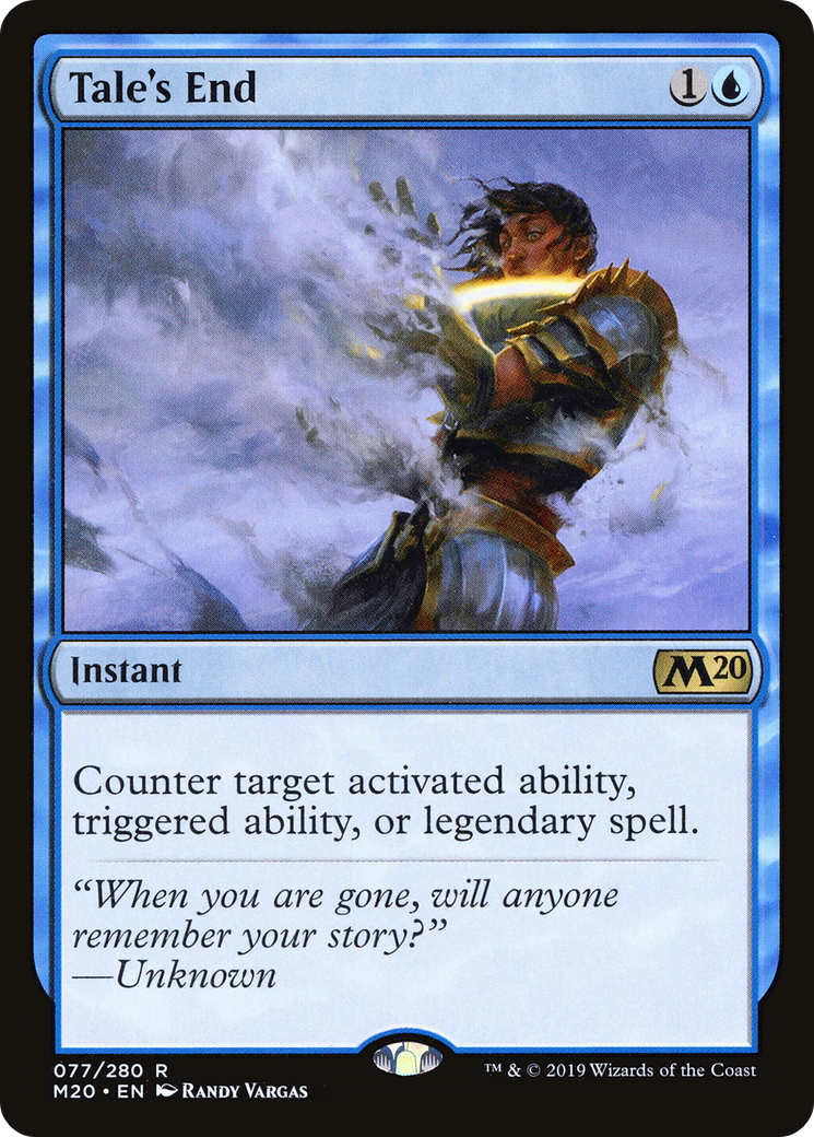 Tale's End [Core Set 2020] Foil